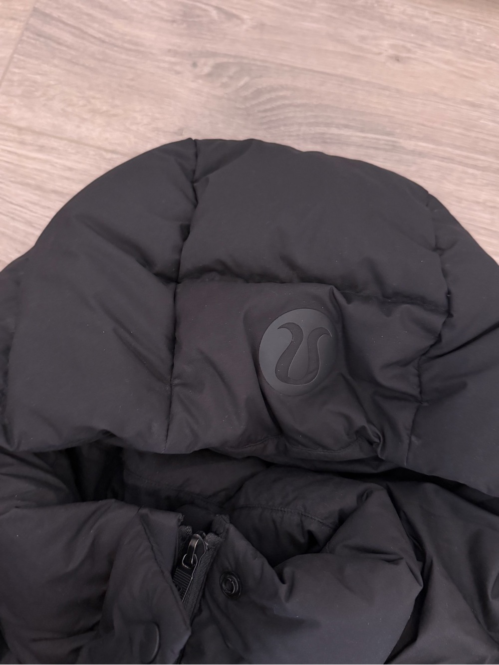 lululemon athletica Women’s Black Long Hooded Puffer Coat - Picture 5 of 6